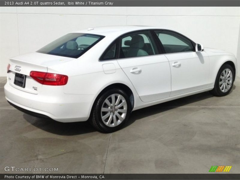 Ibis White / Titanium Gray 2013 Audi A4 2.0T quattro Sedan