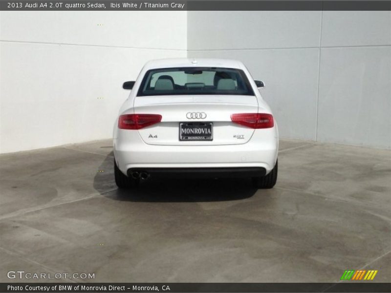Ibis White / Titanium Gray 2013 Audi A4 2.0T quattro Sedan