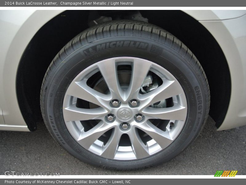 Champagne Silver Metallic / Light Neutral 2014 Buick LaCrosse Leather
