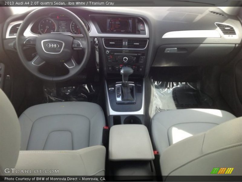 Ibis White / Titanium Gray 2013 Audi A4 2.0T quattro Sedan