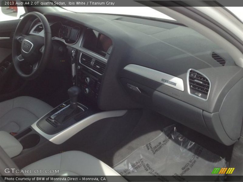 Ibis White / Titanium Gray 2013 Audi A4 2.0T quattro Sedan