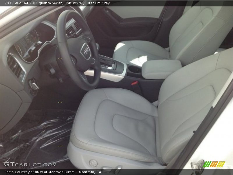 Ibis White / Titanium Gray 2013 Audi A4 2.0T quattro Sedan