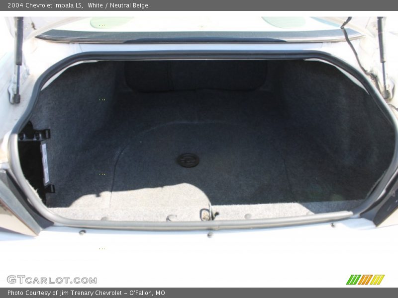 White / Neutral Beige 2004 Chevrolet Impala LS