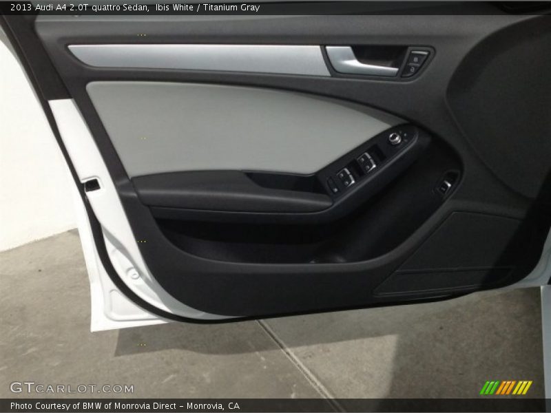 Ibis White / Titanium Gray 2013 Audi A4 2.0T quattro Sedan