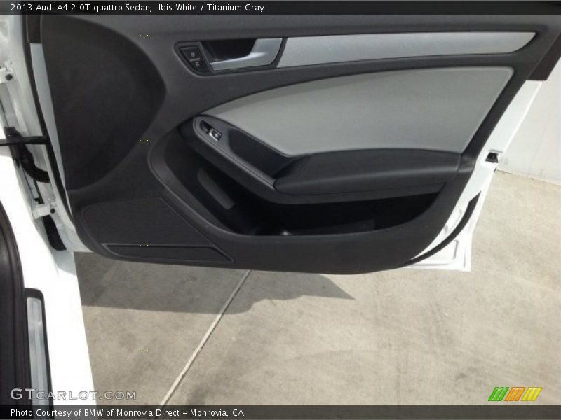 Ibis White / Titanium Gray 2013 Audi A4 2.0T quattro Sedan