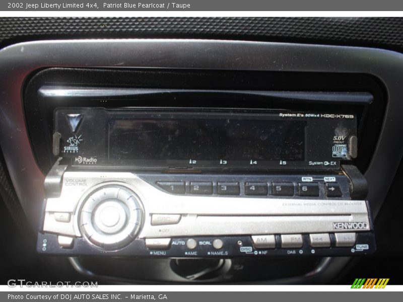 Patriot Blue Pearlcoat / Taupe 2002 Jeep Liberty Limited 4x4