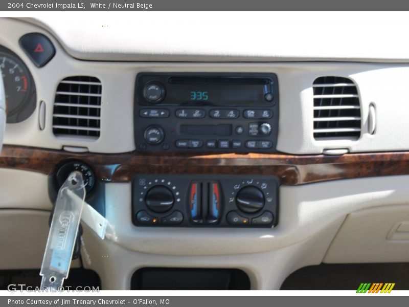 White / Neutral Beige 2004 Chevrolet Impala LS