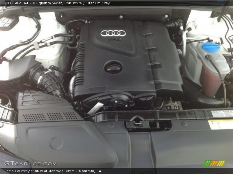 Ibis White / Titanium Gray 2013 Audi A4 2.0T quattro Sedan