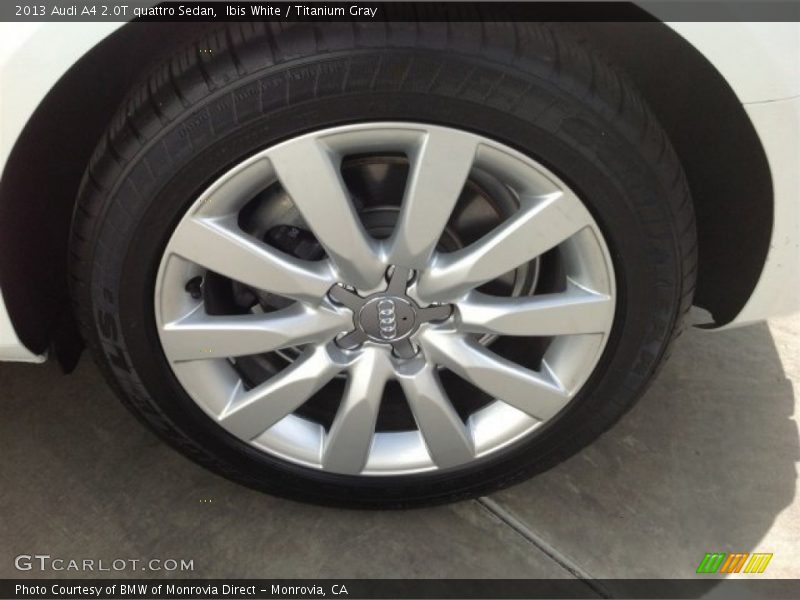 Ibis White / Titanium Gray 2013 Audi A4 2.0T quattro Sedan