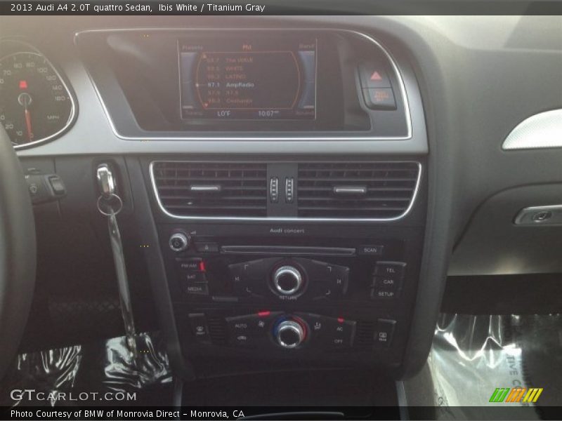 Ibis White / Titanium Gray 2013 Audi A4 2.0T quattro Sedan