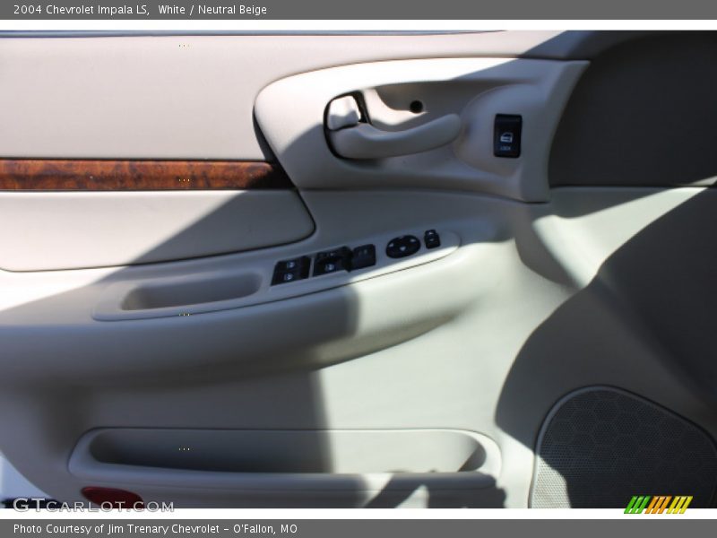 White / Neutral Beige 2004 Chevrolet Impala LS