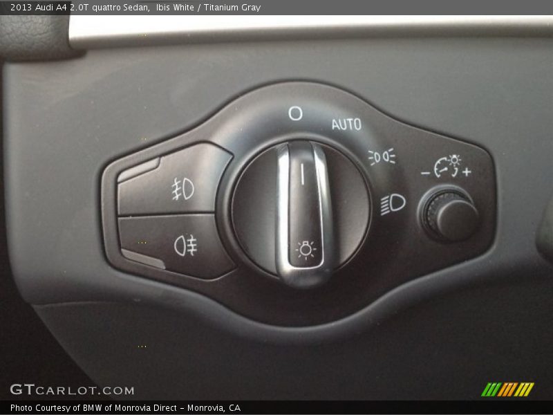 Ibis White / Titanium Gray 2013 Audi A4 2.0T quattro Sedan