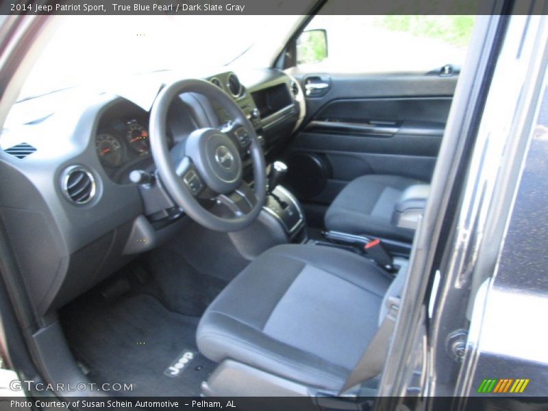 True Blue Pearl / Dark Slate Gray 2014 Jeep Patriot Sport
