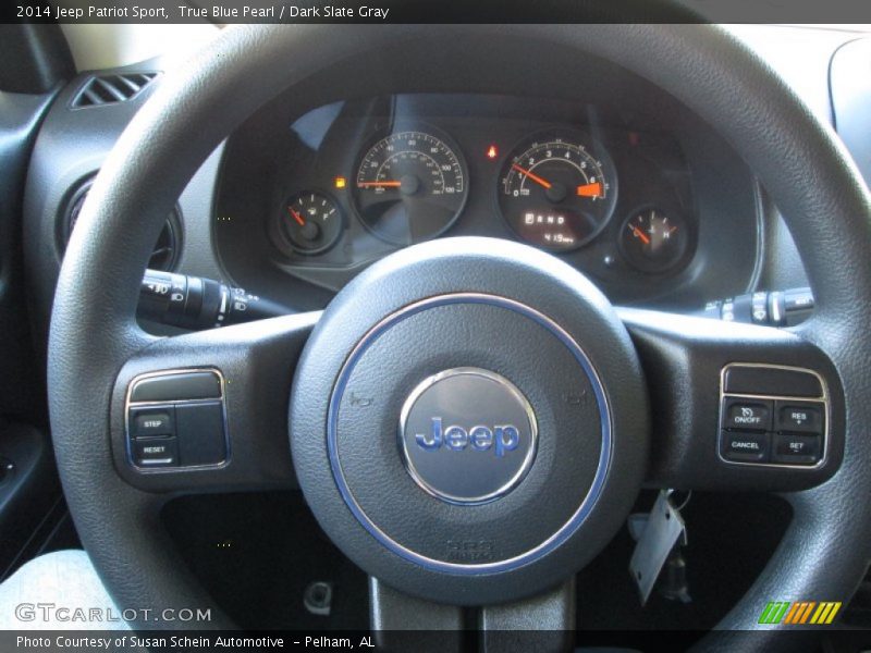 True Blue Pearl / Dark Slate Gray 2014 Jeep Patriot Sport