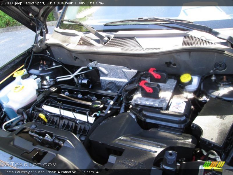 True Blue Pearl / Dark Slate Gray 2014 Jeep Patriot Sport