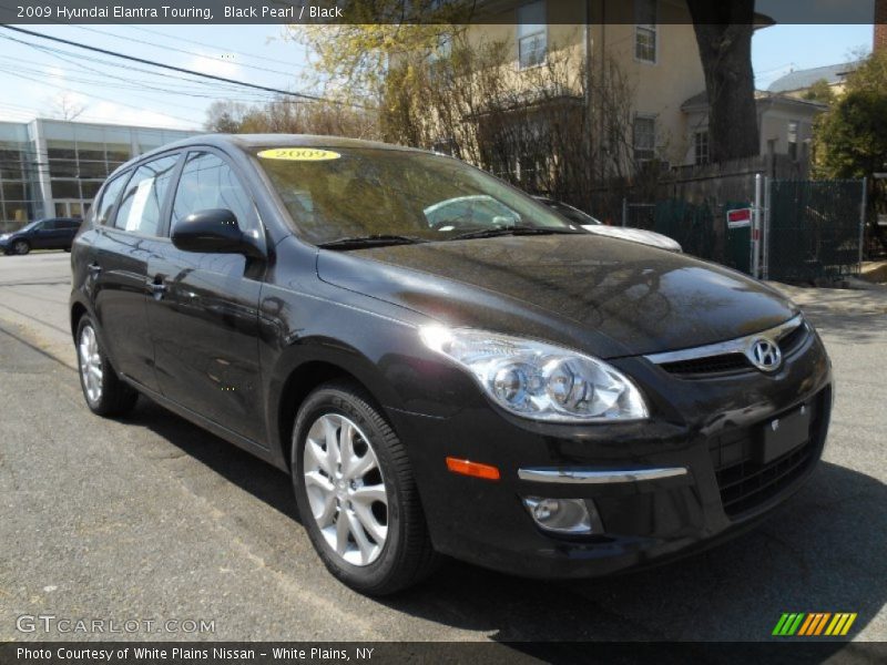 Black Pearl / Black 2009 Hyundai Elantra Touring