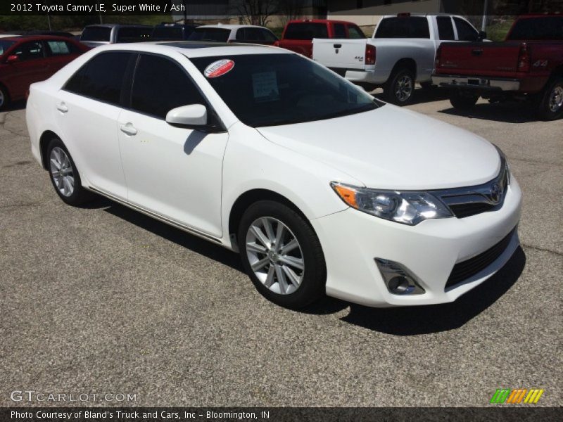 Super White / Ash 2012 Toyota Camry LE