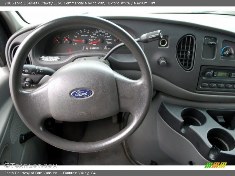 Oxford White / Medium Flint 2006 Ford E Series Cutaway E350 Commercial Moving Van