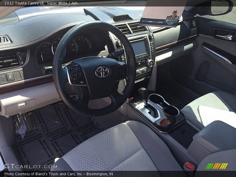 Super White / Ash 2012 Toyota Camry LE