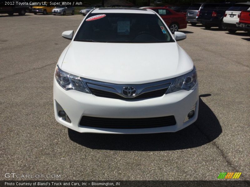 Super White / Ash 2012 Toyota Camry LE