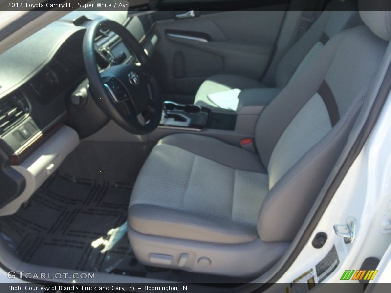 Super White / Ash 2012 Toyota Camry LE