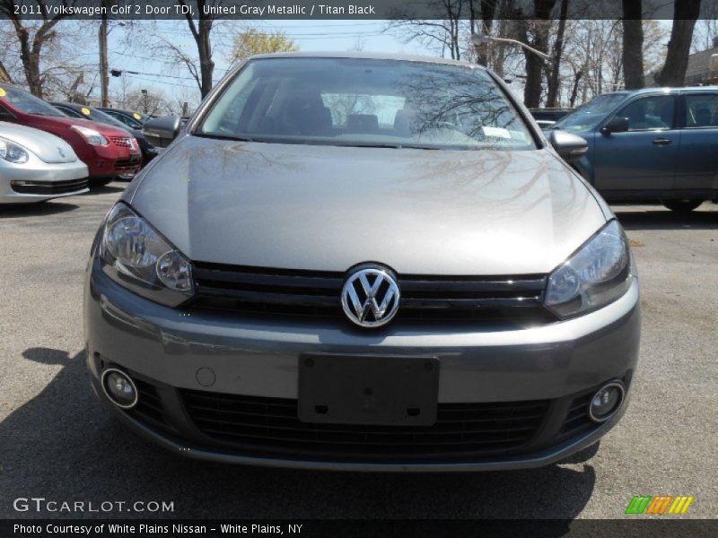 United Gray Metallic / Titan Black 2011 Volkswagen Golf 2 Door TDI