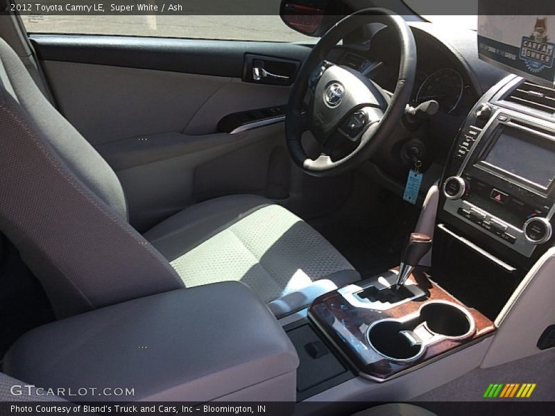 Super White / Ash 2012 Toyota Camry LE