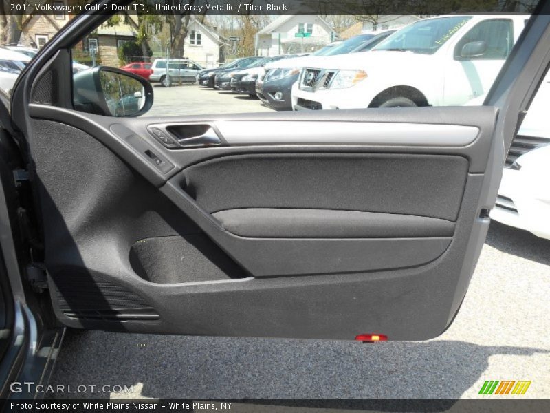 United Gray Metallic / Titan Black 2011 Volkswagen Golf 2 Door TDI