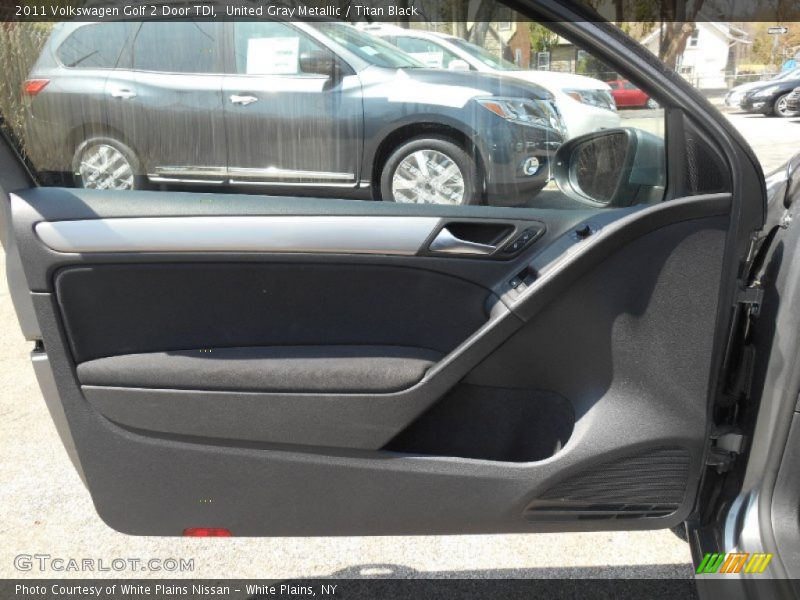United Gray Metallic / Titan Black 2011 Volkswagen Golf 2 Door TDI