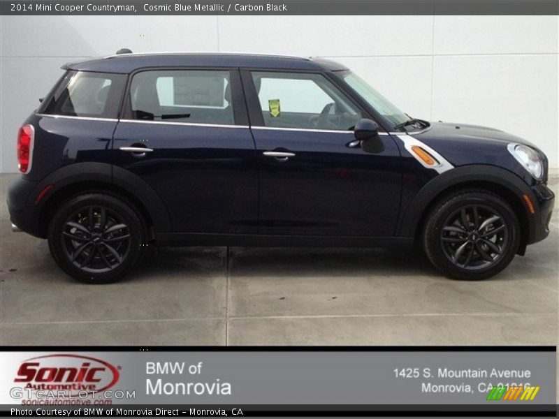 Cosmic Blue Metallic / Carbon Black 2014 Mini Cooper Countryman