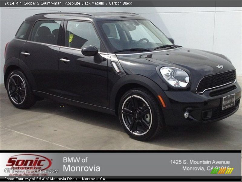 Absolute Black Metallic / Carbon Black 2014 Mini Cooper S Countryman