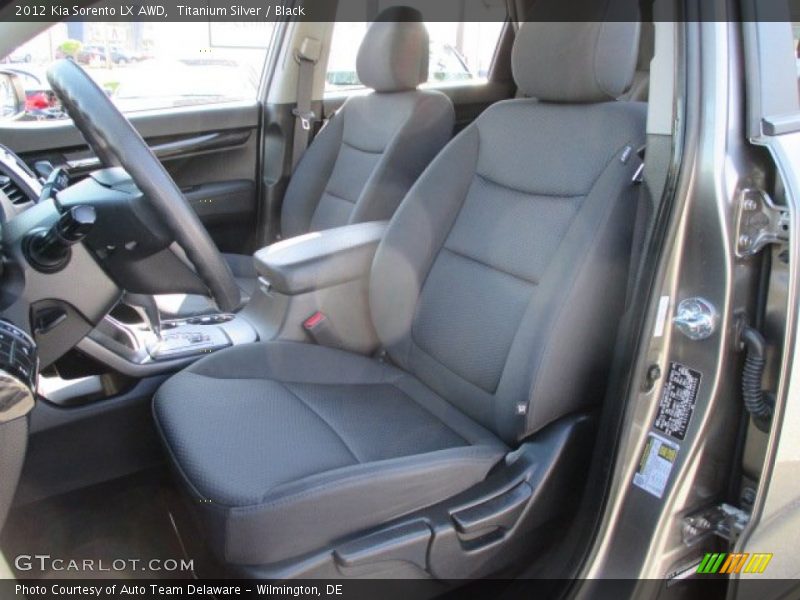 Titanium Silver / Black 2012 Kia Sorento LX AWD