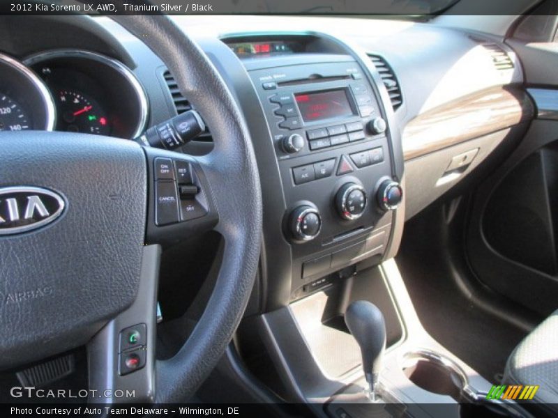 Titanium Silver / Black 2012 Kia Sorento LX AWD