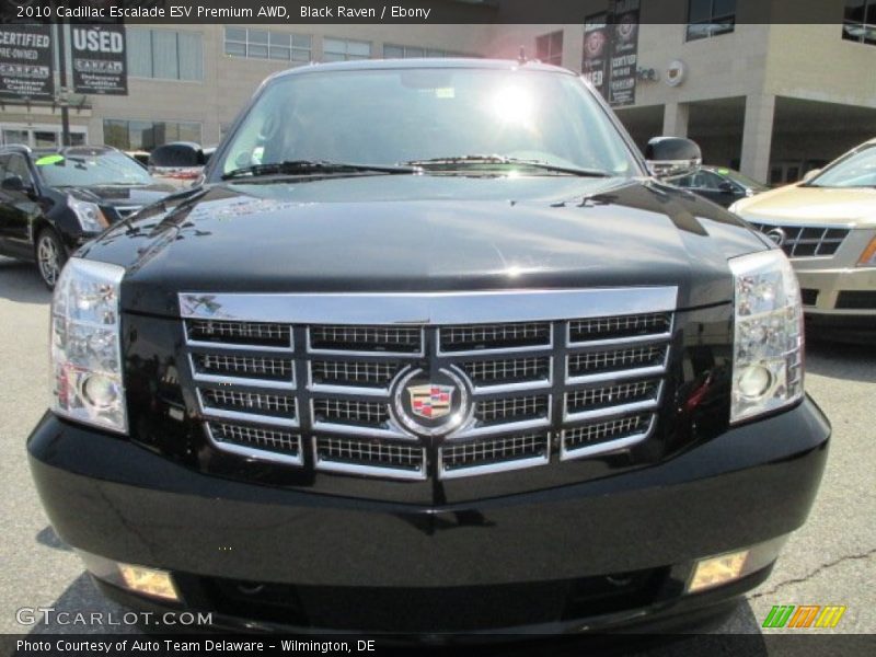 Black Raven / Ebony 2010 Cadillac Escalade ESV Premium AWD