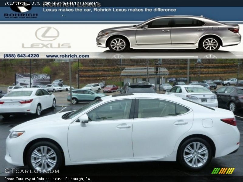 Starfire White Pearl / Parchment 2013 Lexus ES 350
