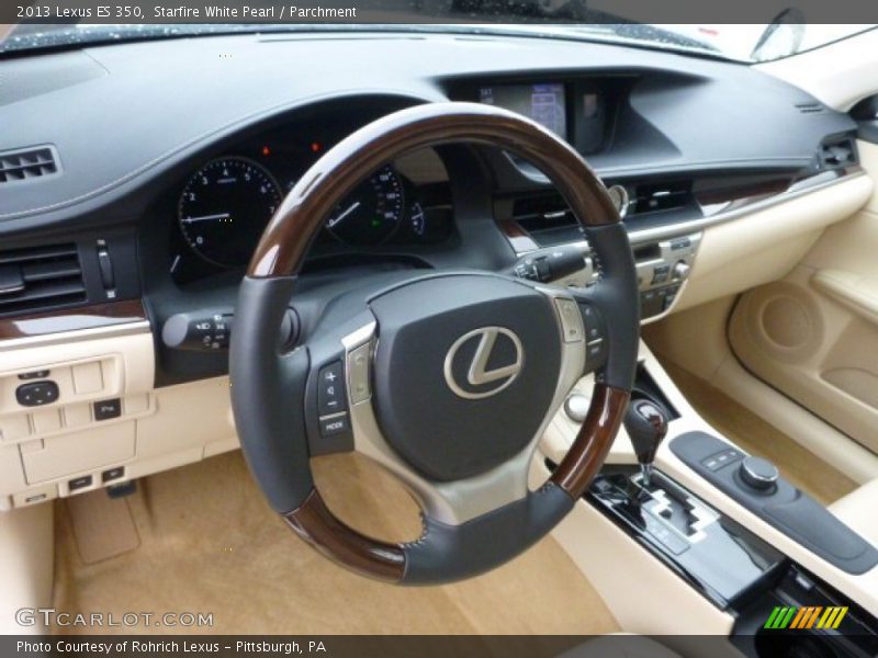 Starfire White Pearl / Parchment 2013 Lexus ES 350
