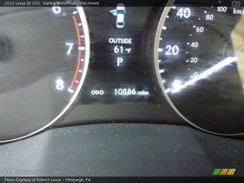 Starfire White Pearl / Parchment 2013 Lexus ES 350