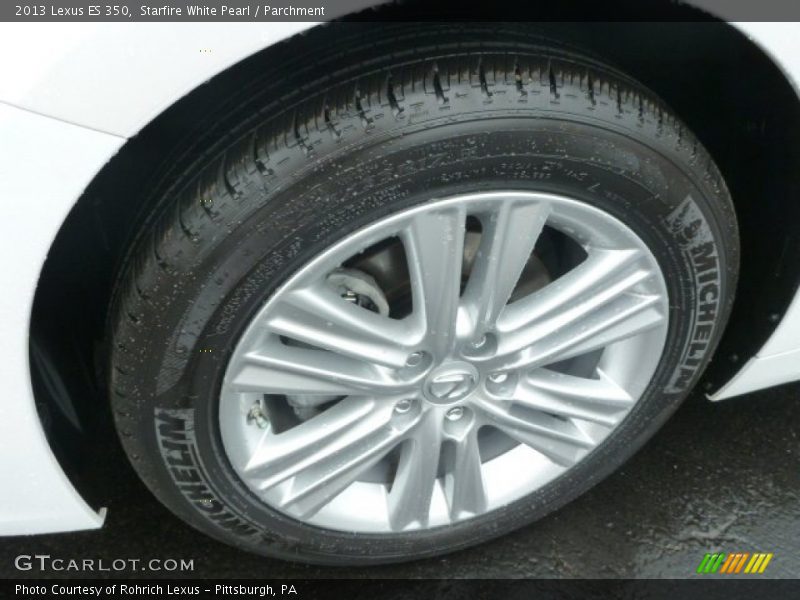 Starfire White Pearl / Parchment 2013 Lexus ES 350