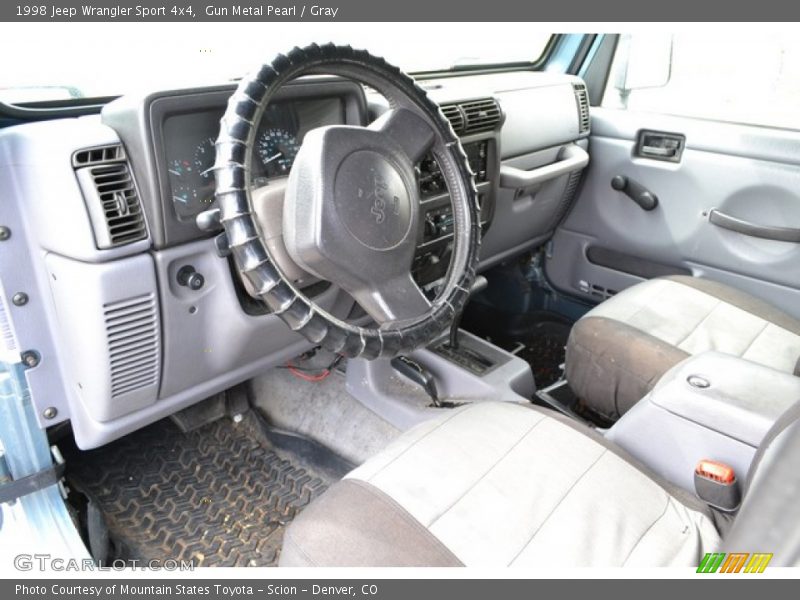 Gun Metal Pearl / Gray 1998 Jeep Wrangler Sport 4x4