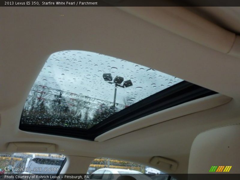 Starfire White Pearl / Parchment 2013 Lexus ES 350