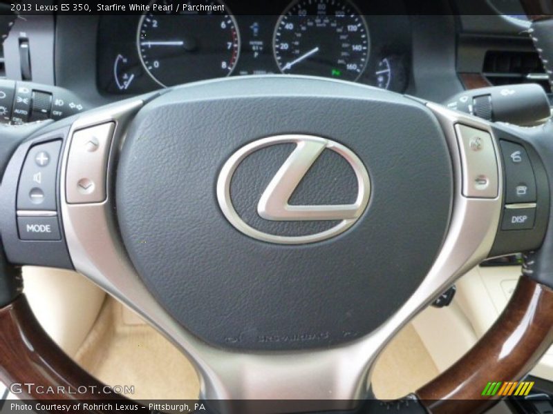 Starfire White Pearl / Parchment 2013 Lexus ES 350