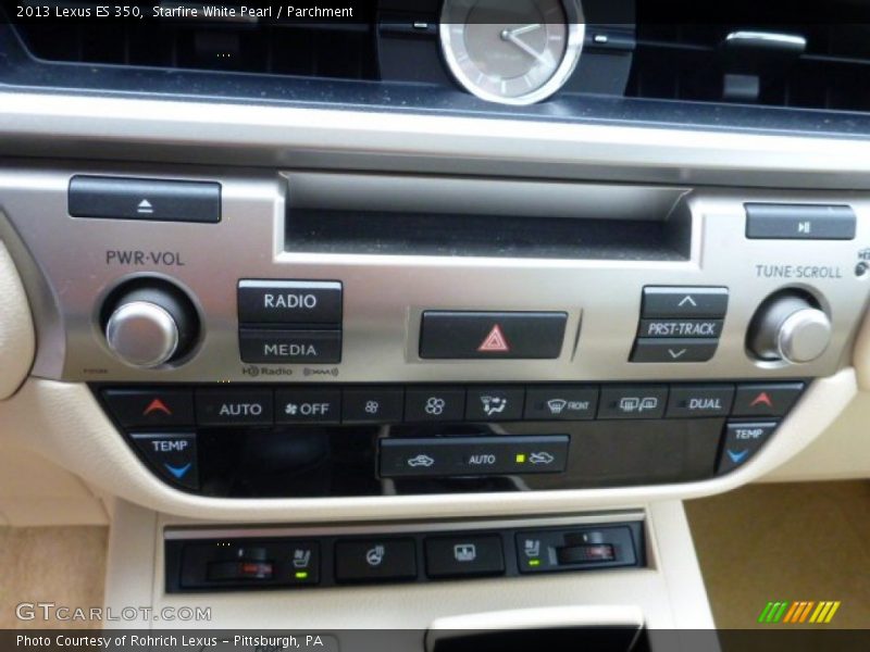Starfire White Pearl / Parchment 2013 Lexus ES 350