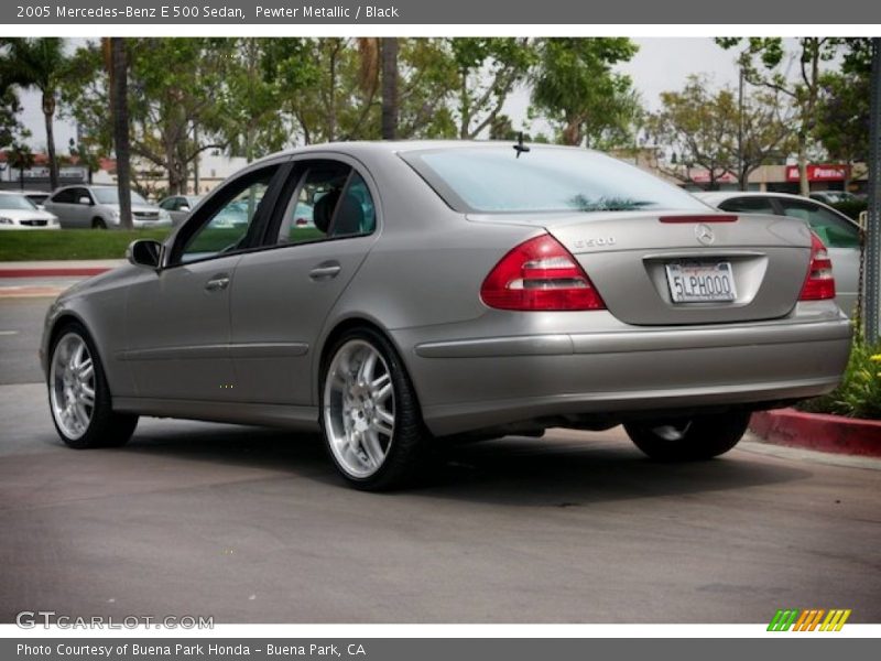 Pewter Metallic / Black 2005 Mercedes-Benz E 500 Sedan