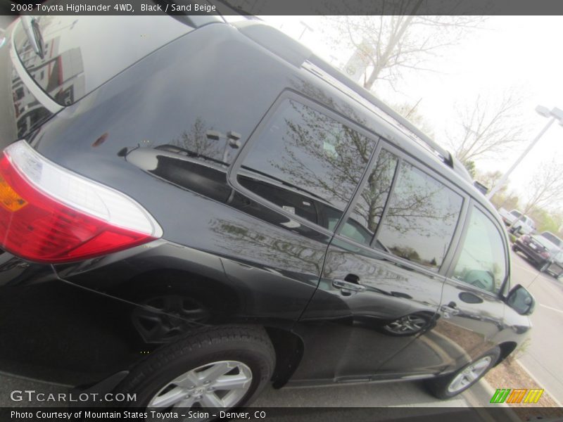 Black / Sand Beige 2008 Toyota Highlander 4WD