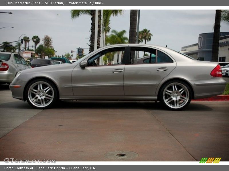 Pewter Metallic / Black 2005 Mercedes-Benz E 500 Sedan