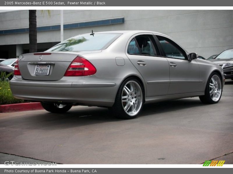 Pewter Metallic / Black 2005 Mercedes-Benz E 500 Sedan