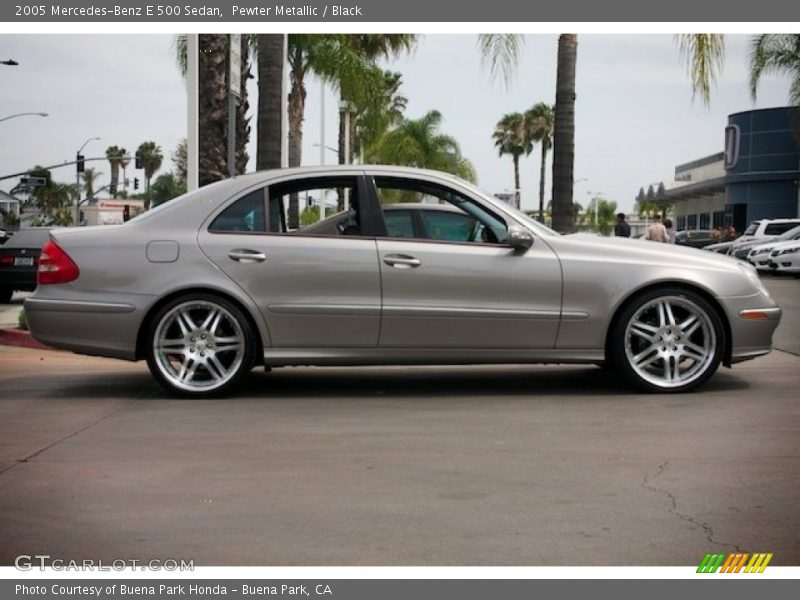 Pewter Metallic / Black 2005 Mercedes-Benz E 500 Sedan