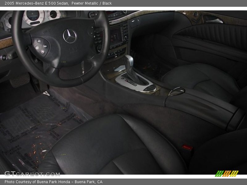 Pewter Metallic / Black 2005 Mercedes-Benz E 500 Sedan