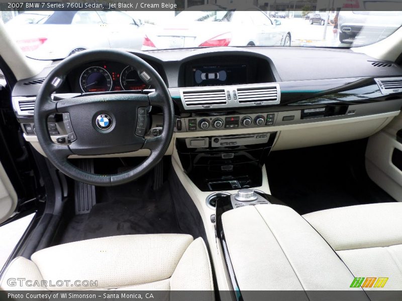 Dashboard of 2007 7 Series 760Li Sedan