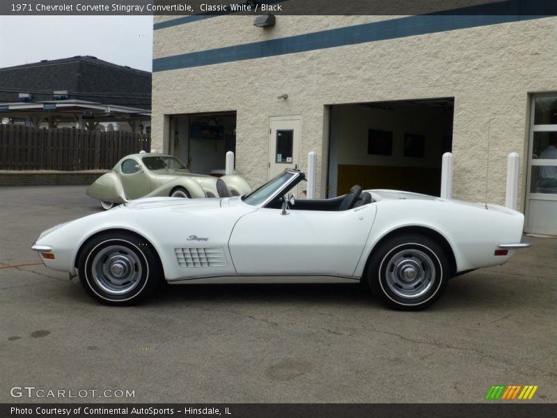  1971 Corvette Stingray Convertible Classic White